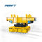Heavy Duty Rail Traveling Flat Electric Transfer Cart 40 Ton Cable Drum Power