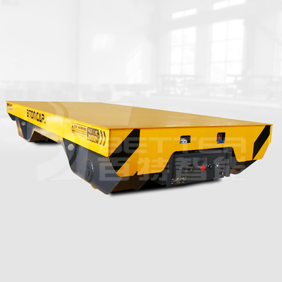 Smooth Ground Heavy Duty Apply In Industry Warehouse Steerable Transfer Bogie