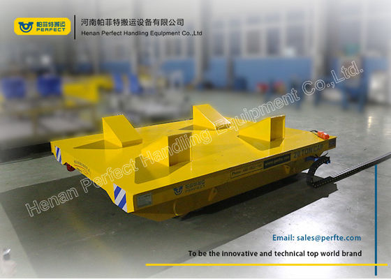 Heat Resistant Coil Transfer Trolley / Warehouse Carts Material Handling Equipment
