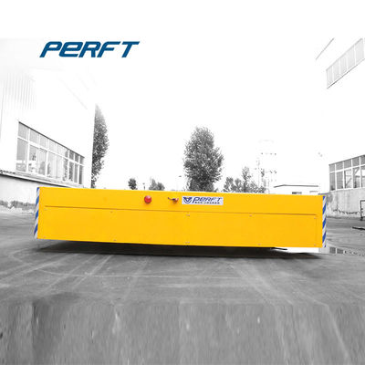 Yellow Customized Automated Motorized Battery Transfer Cart Carrier Flat Car